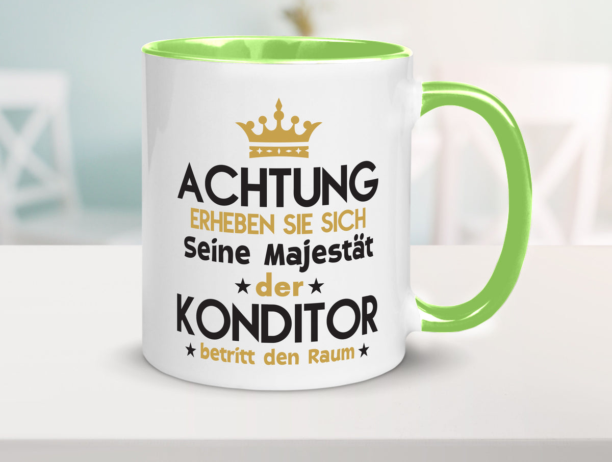 Seine Majestät Konditor | Konditorei Geschenkidee Humor Tasse
