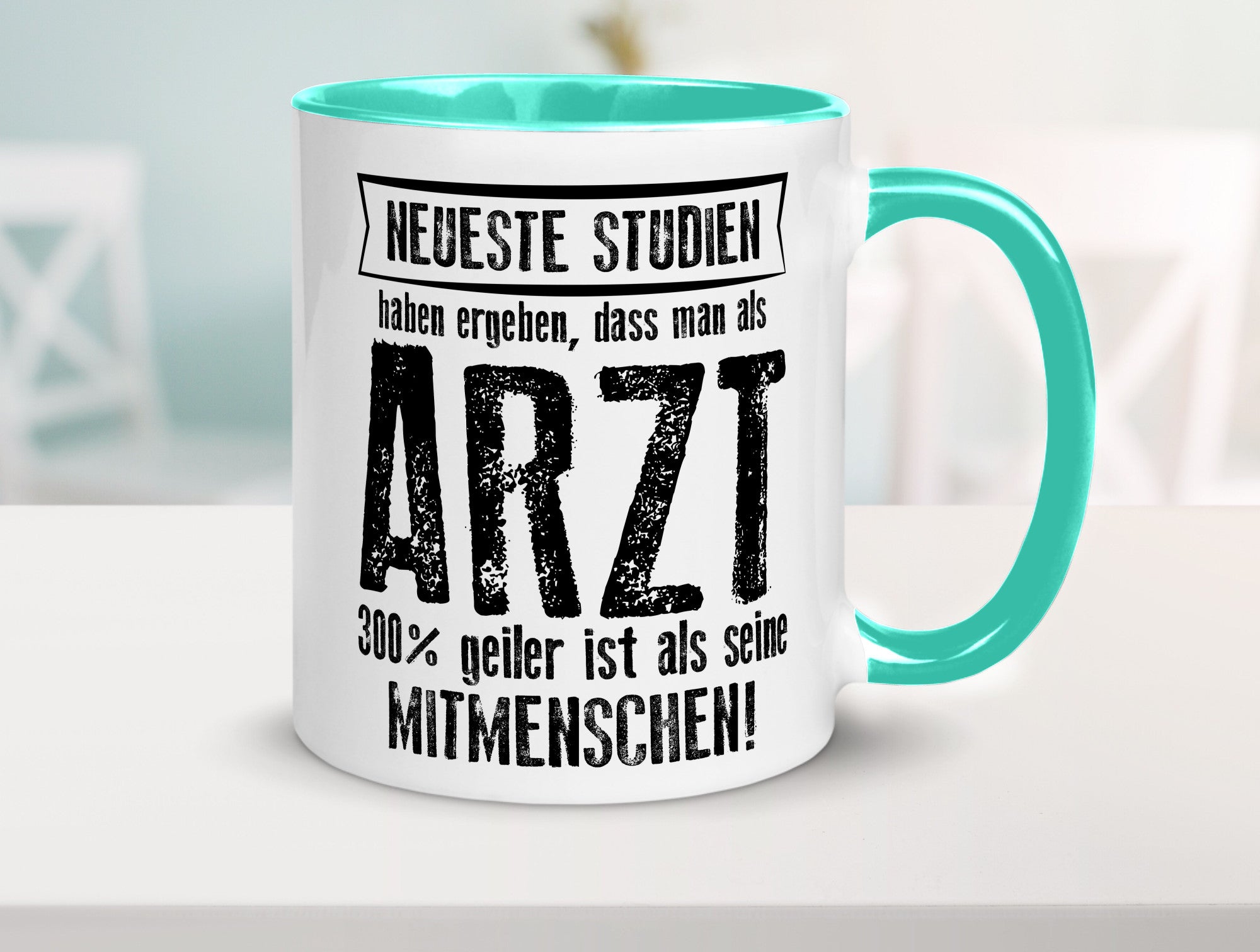 Neuste Studien: Arzt | Medizin Doktor Facharzt Geschenkidee Humor Tasse