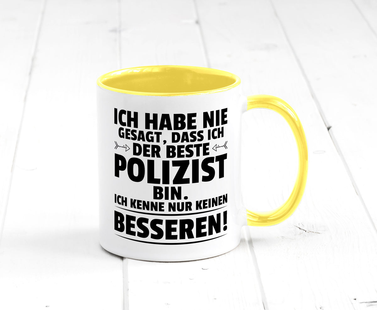 Der Beste Polizist | Polizei Humor Geschenkidee Tasse
