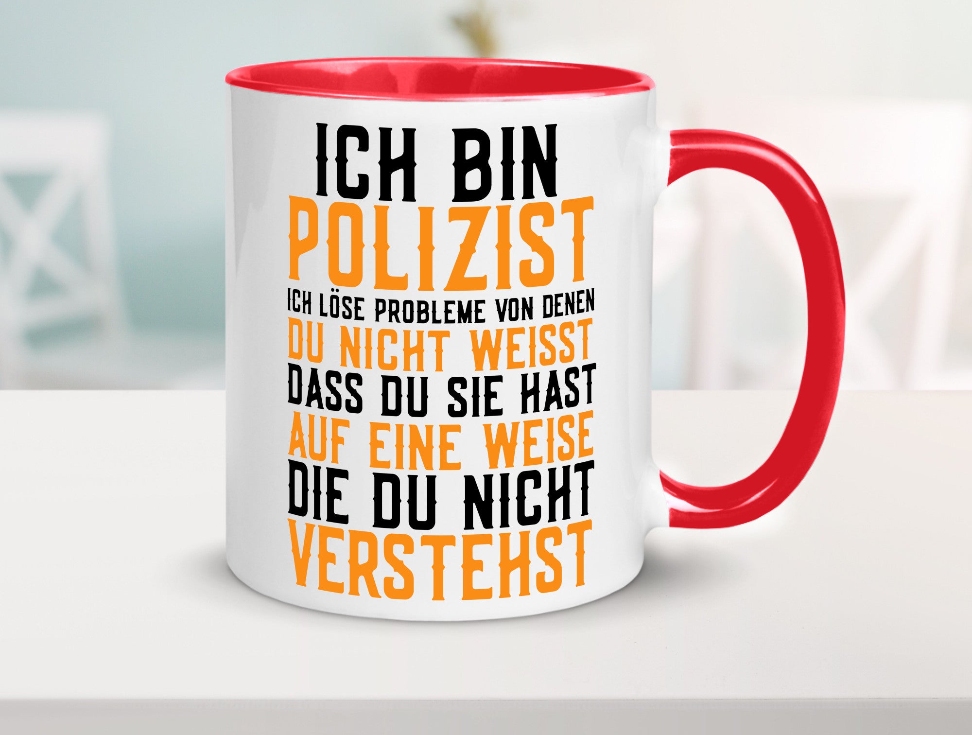 Ich bin Polizist | Polizei Beruf Job lustiger Spruch Geschenk Arbeit Kollegen