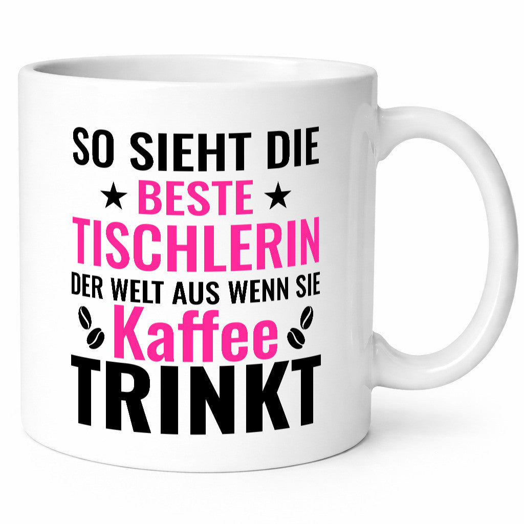 Kaffee trinkt: Tischlerin | Tischlerei Geschenk Humor Geschenkidee lustiger
