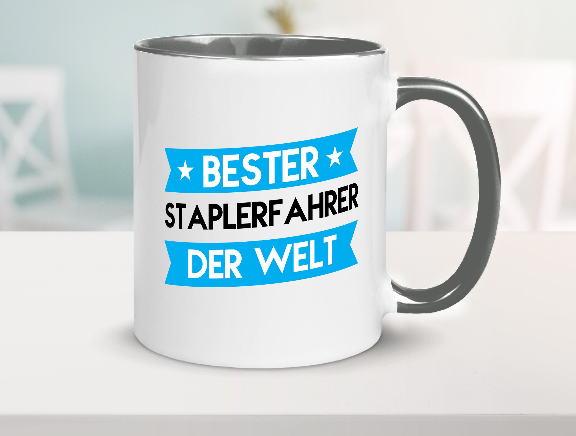Bester Staplerfahrer | Gabelstapler Fahrer Geschenkidee Humor Tasse