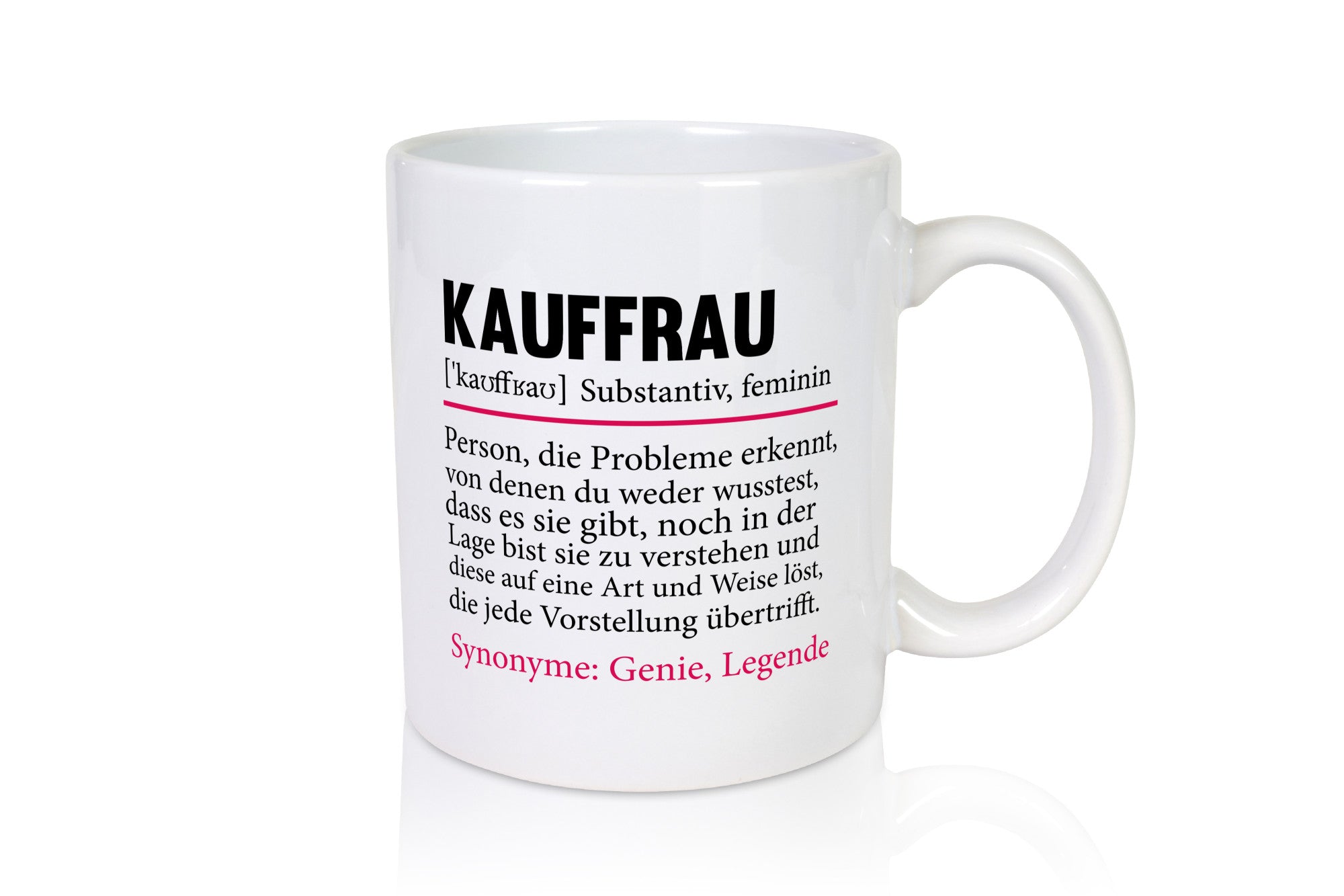 Kauffrau | Humor Spruch Definition Kauffrauen Geschenkidee Tasse