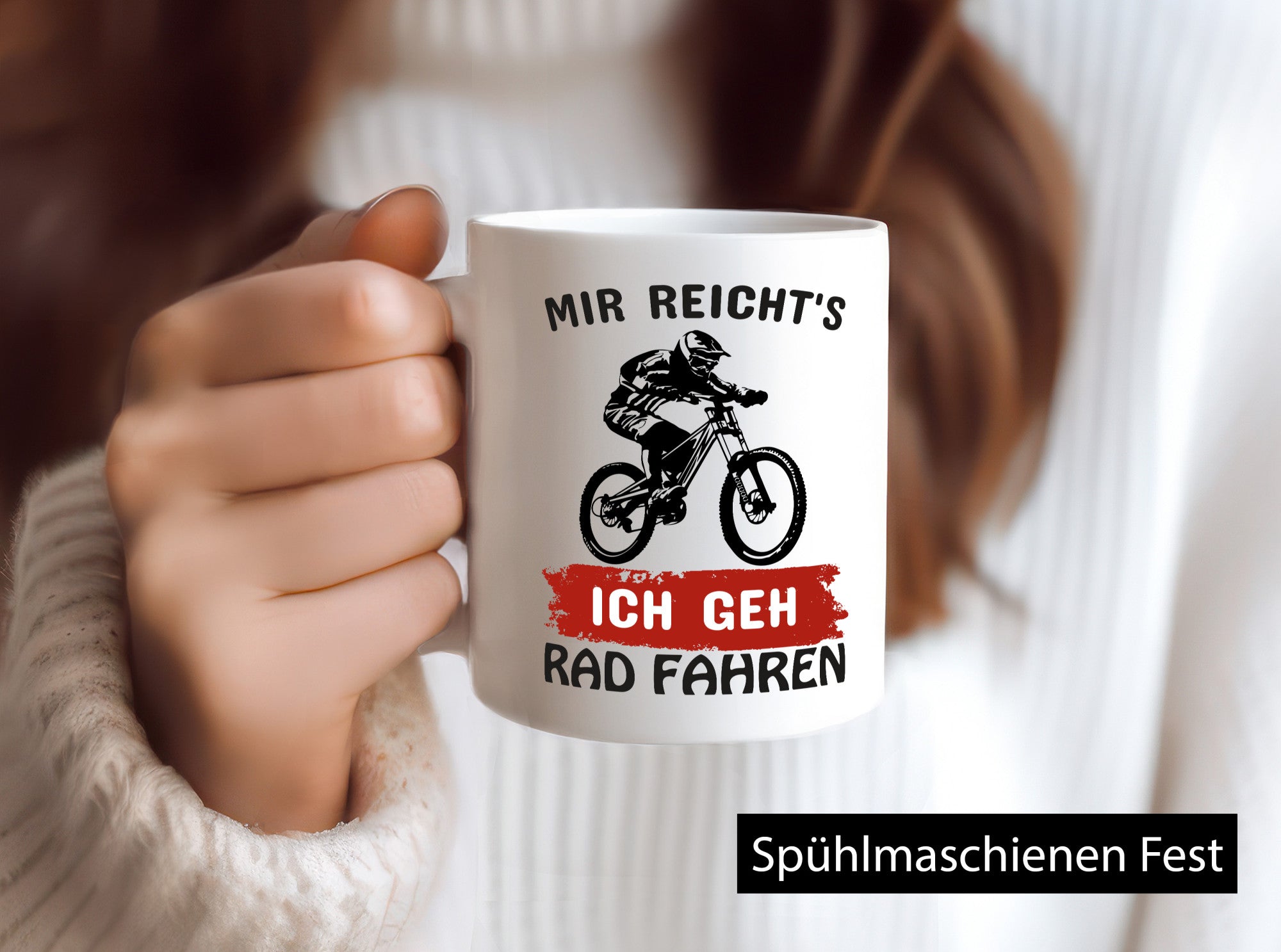 Ich geh Rad fahren | Radler Tasse Fahrradfahrer Humor Geschenkidee