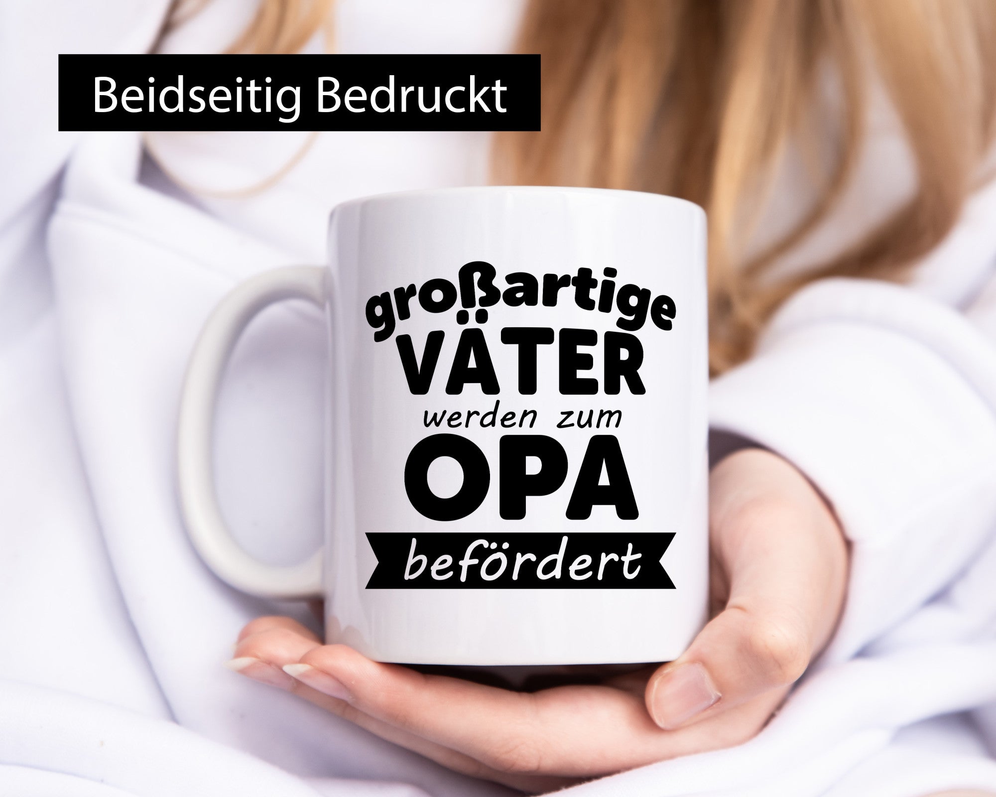 Großartige Väter zum Opa befördert | Geschenkidee Familie Humor Tasse