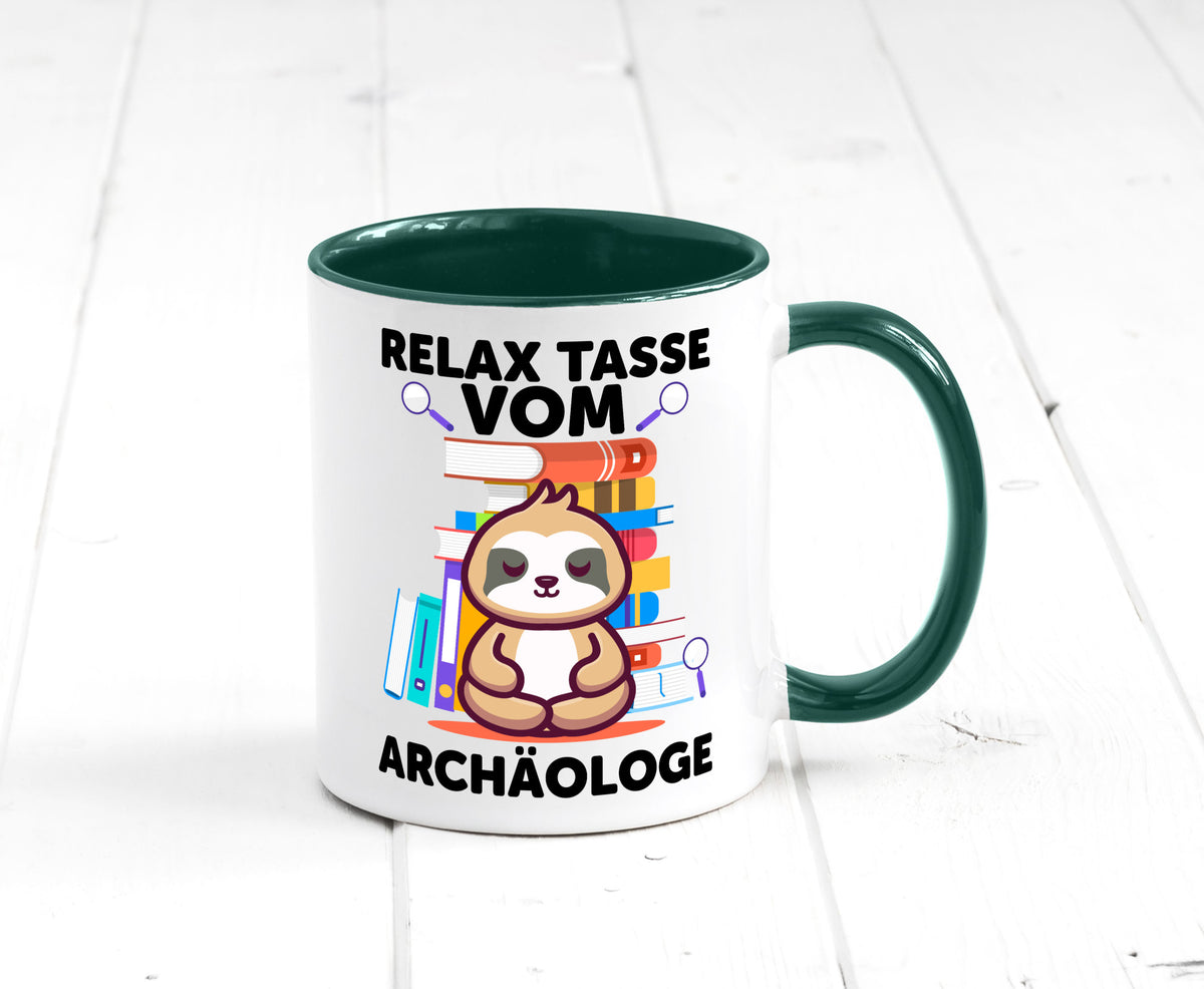 Relax Tasse: Archäologe | Archäologie Forscher lustig Humor Geschenkidee