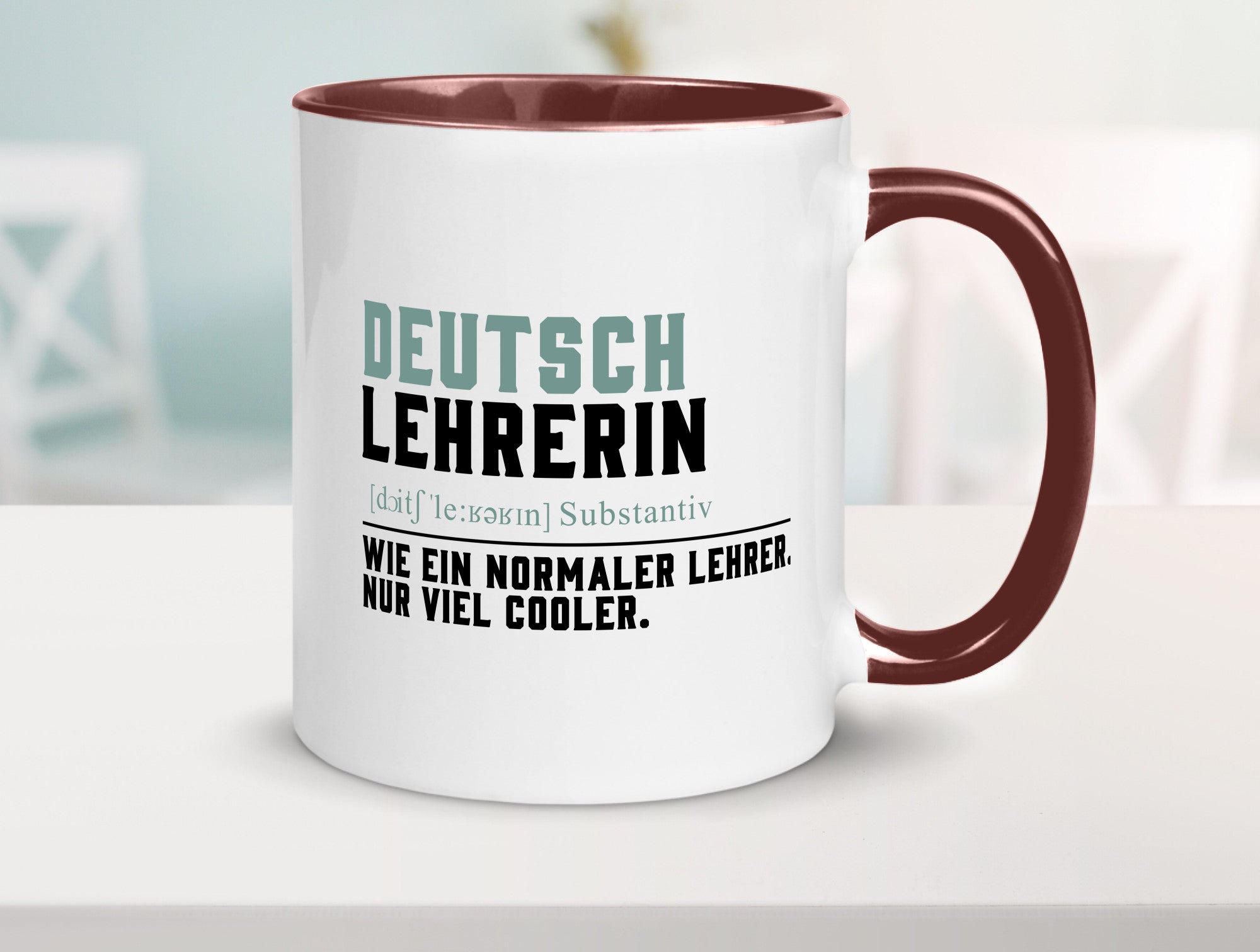 Deutschlehrerin | Lehrerin Unterricht Lieblinglehrerin Geschenkidee Humor Tasse