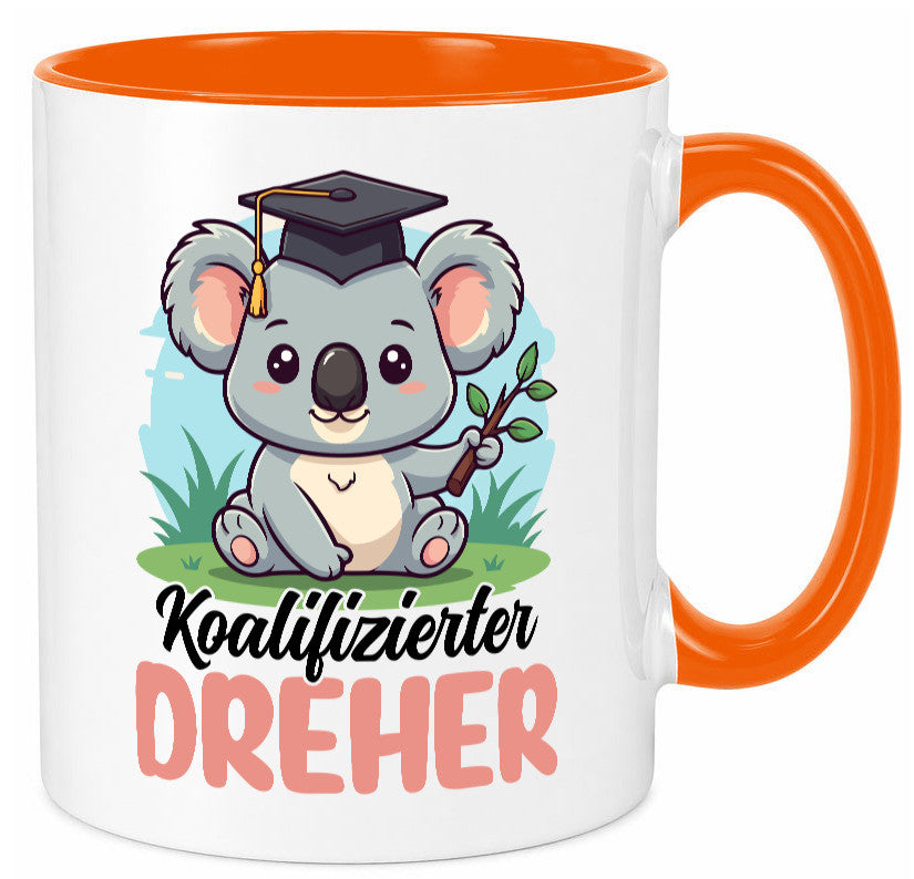 Koalifizierter Dreher | Fräser v2 Geschenk Humor Geschenkidee lustiger Spruch Tasse