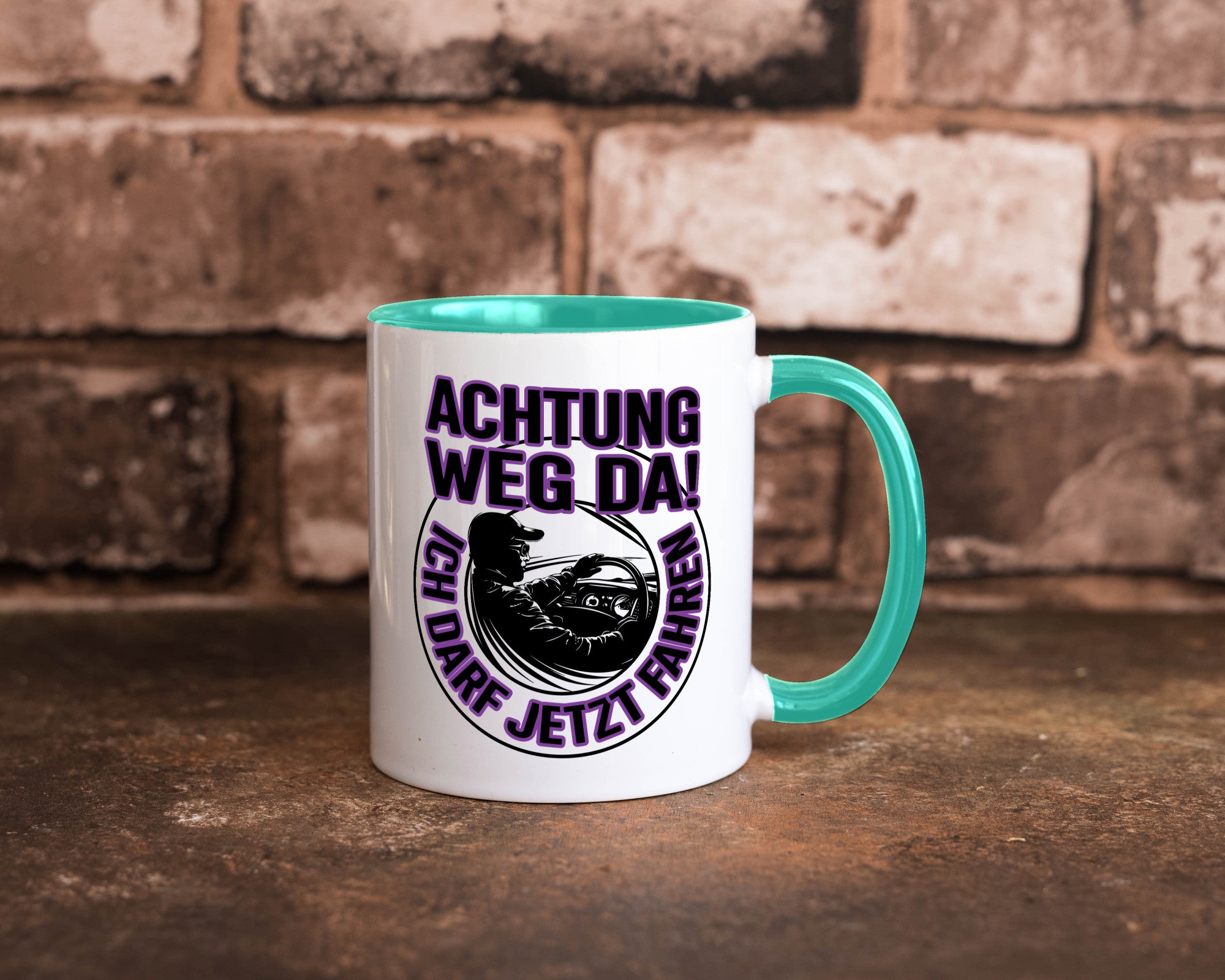 Achtung weg da ich darf jetzt Fahren | Führerschein lustig Humor Geschenkidee