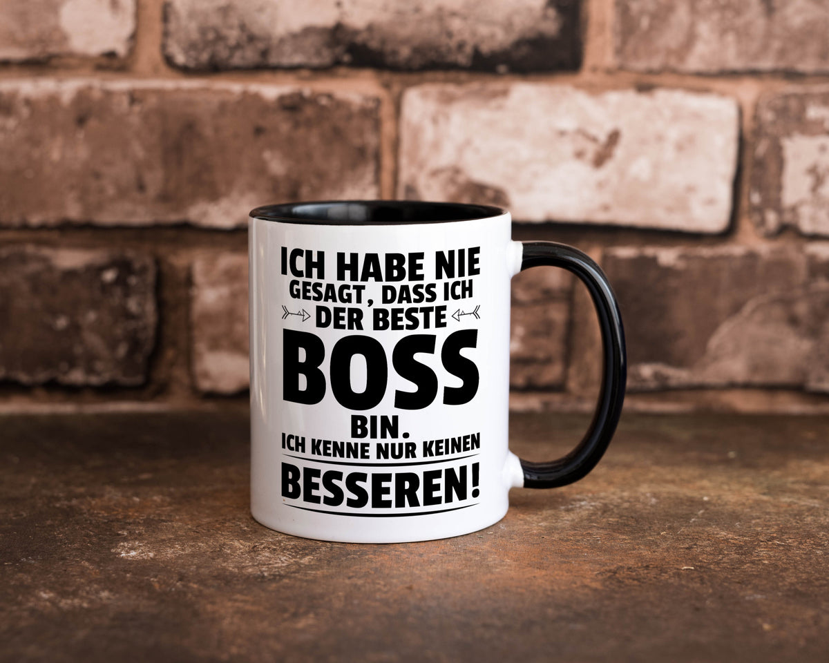 Der Beste Boss | Führungskraft Vorgesetzter lustiger Spruch Geschenk Humor Tasse