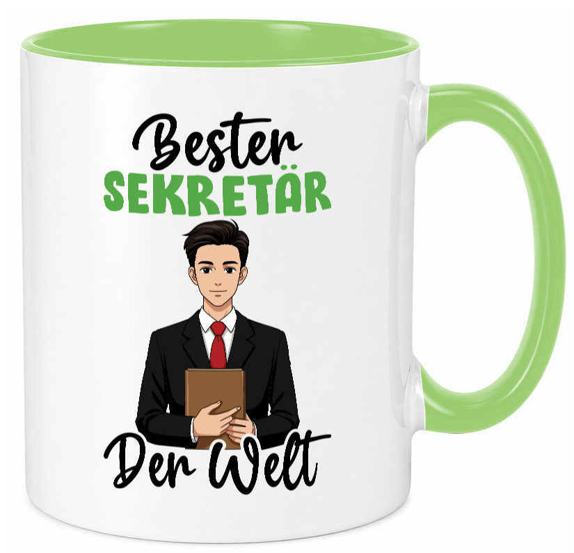 Bester Sekretär | Büro v2 lustiger Spruch Geschenk Arbeit Kollegen Tasse