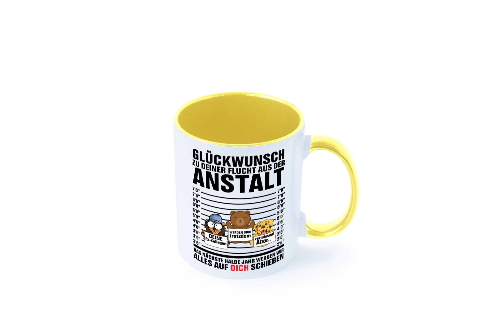 Glückwunsch zur Flucht | Arbeitskollegen Berufswechel Humor Arbeit Kollegen