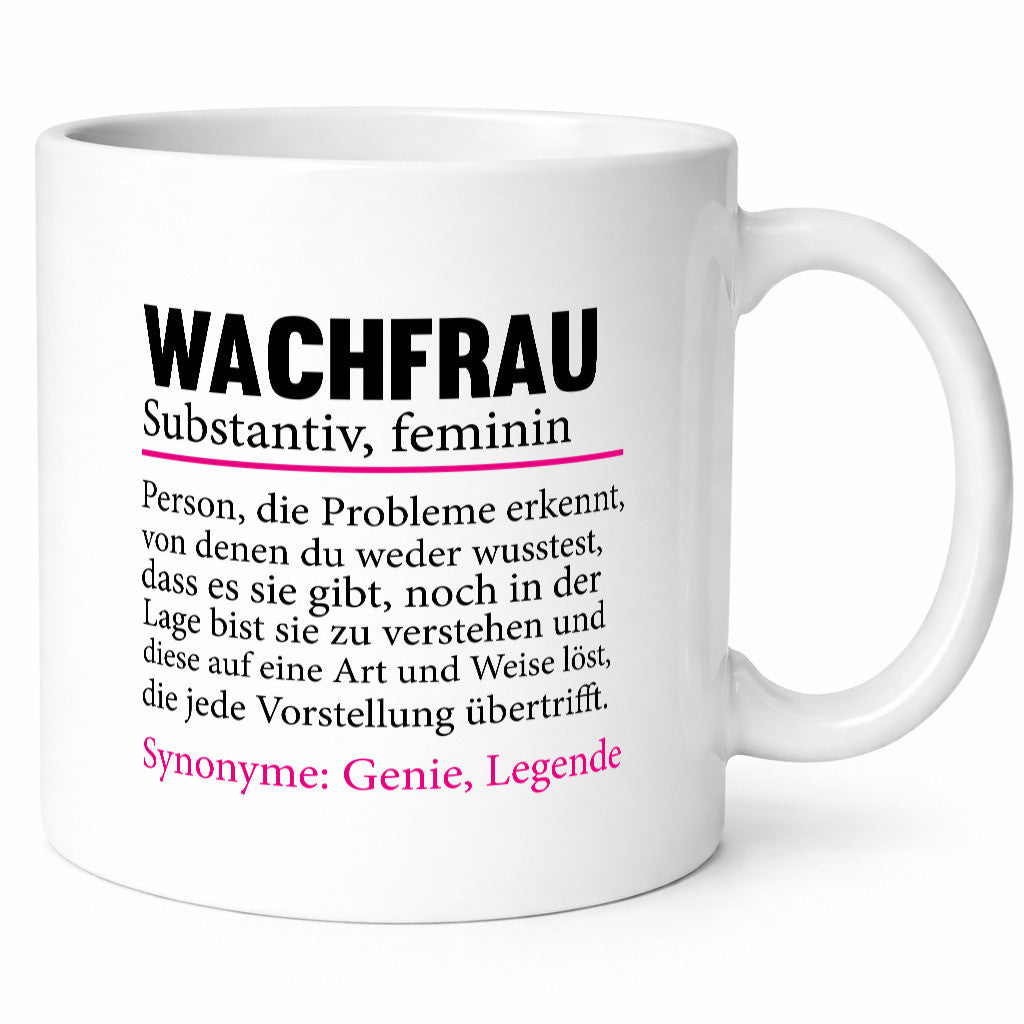 Wachfrau | Wachpersonal Spruch Nachtwächter Geschenk Humor Geschenkidee
