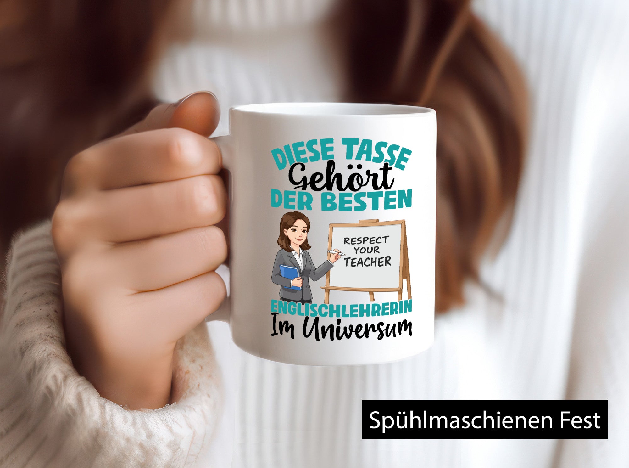 Im Universum: Englischlehrerin | Englisch Lehrerin Geschenk Humor Geschenkidee