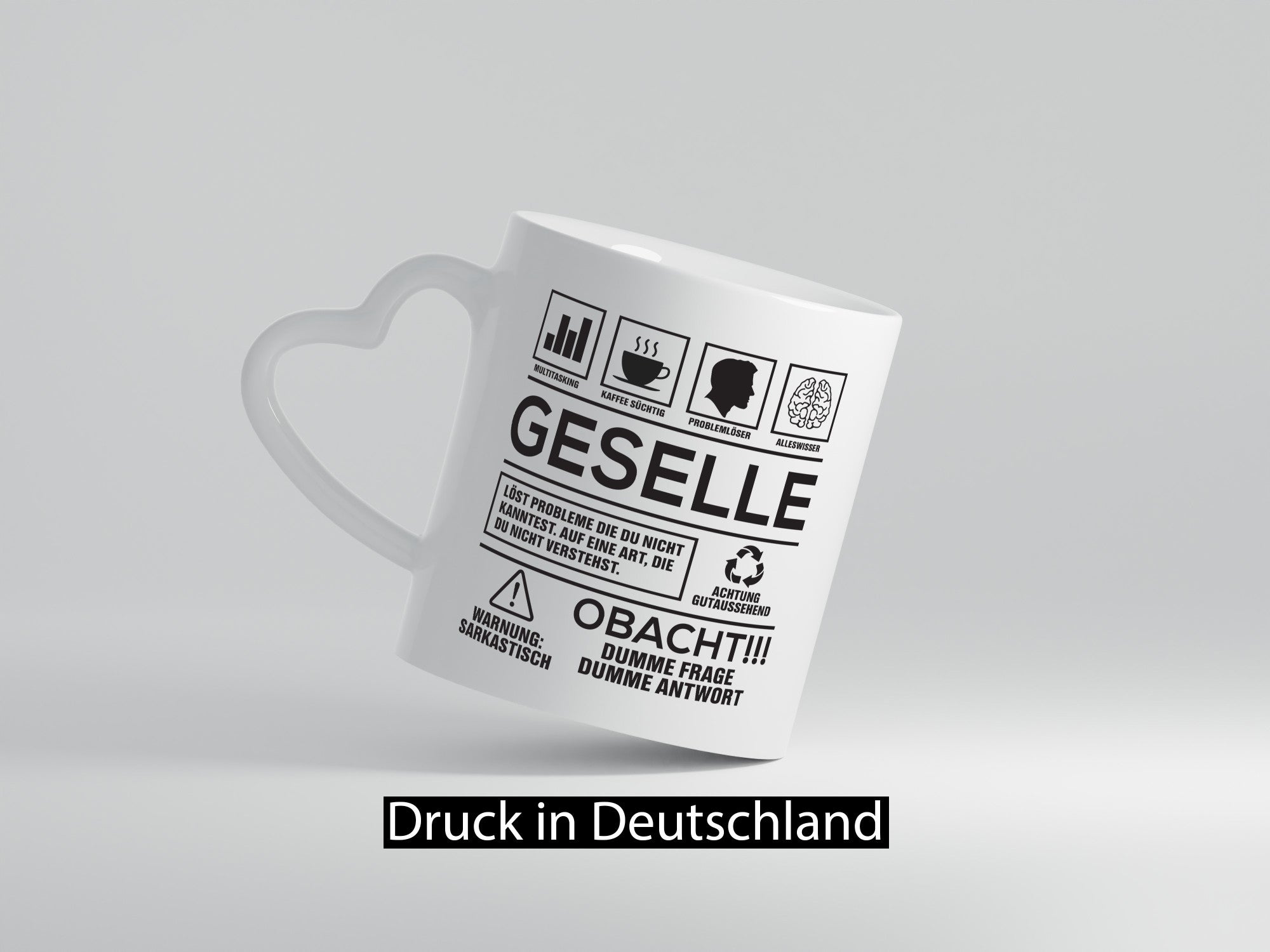 Achtung Probleme Geselle | Handwerker Geschenk Humor Geschenkidee lustig