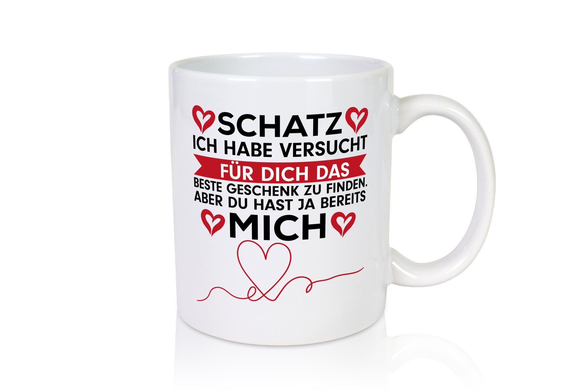 Das Beste Geschenk zu finden lustiger Spruch Humor Geschenkidee Tasse