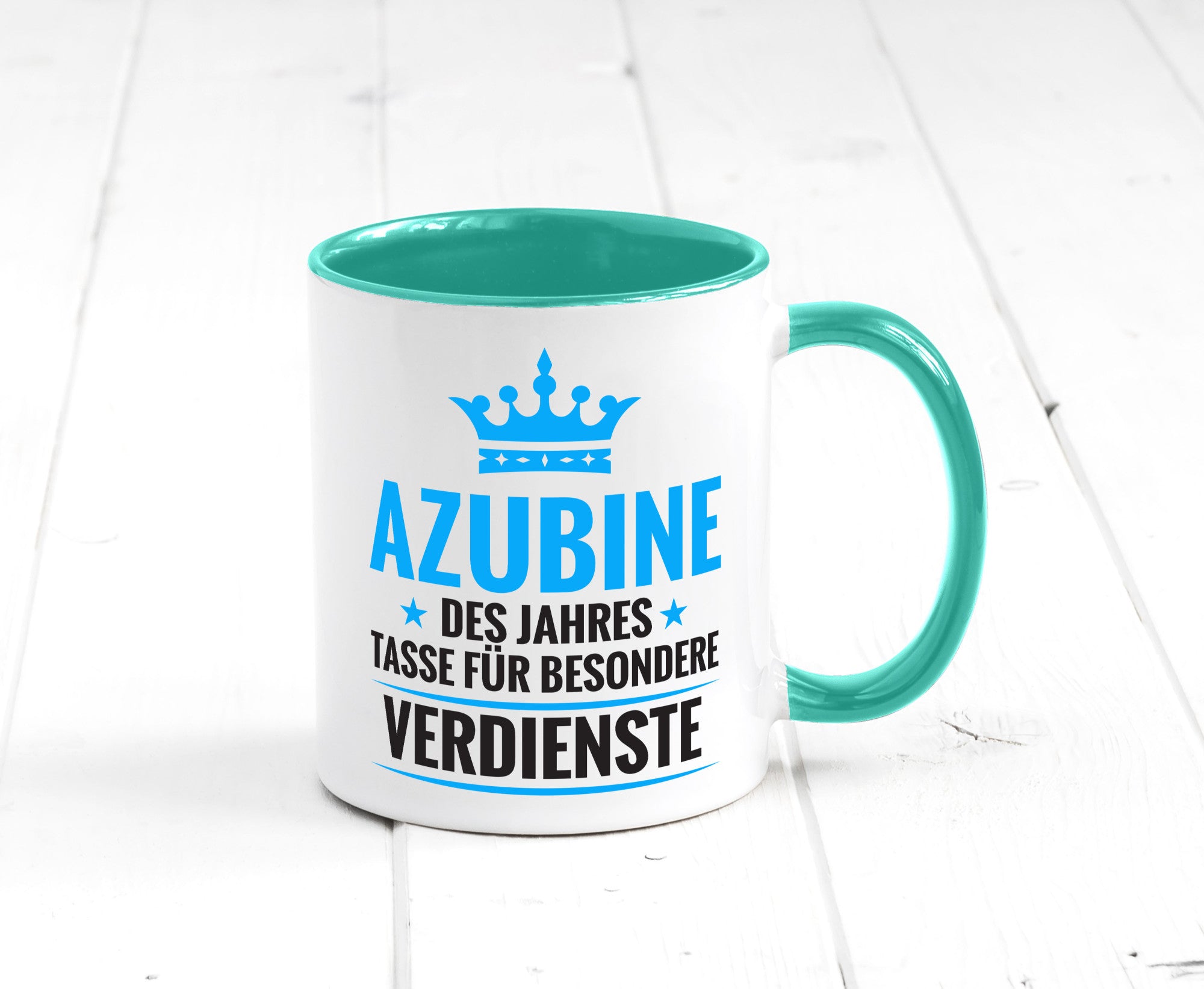 Besonderer Verdienst: Azubine | Ausbildung Lehrling lustig Humor Geschenkidee