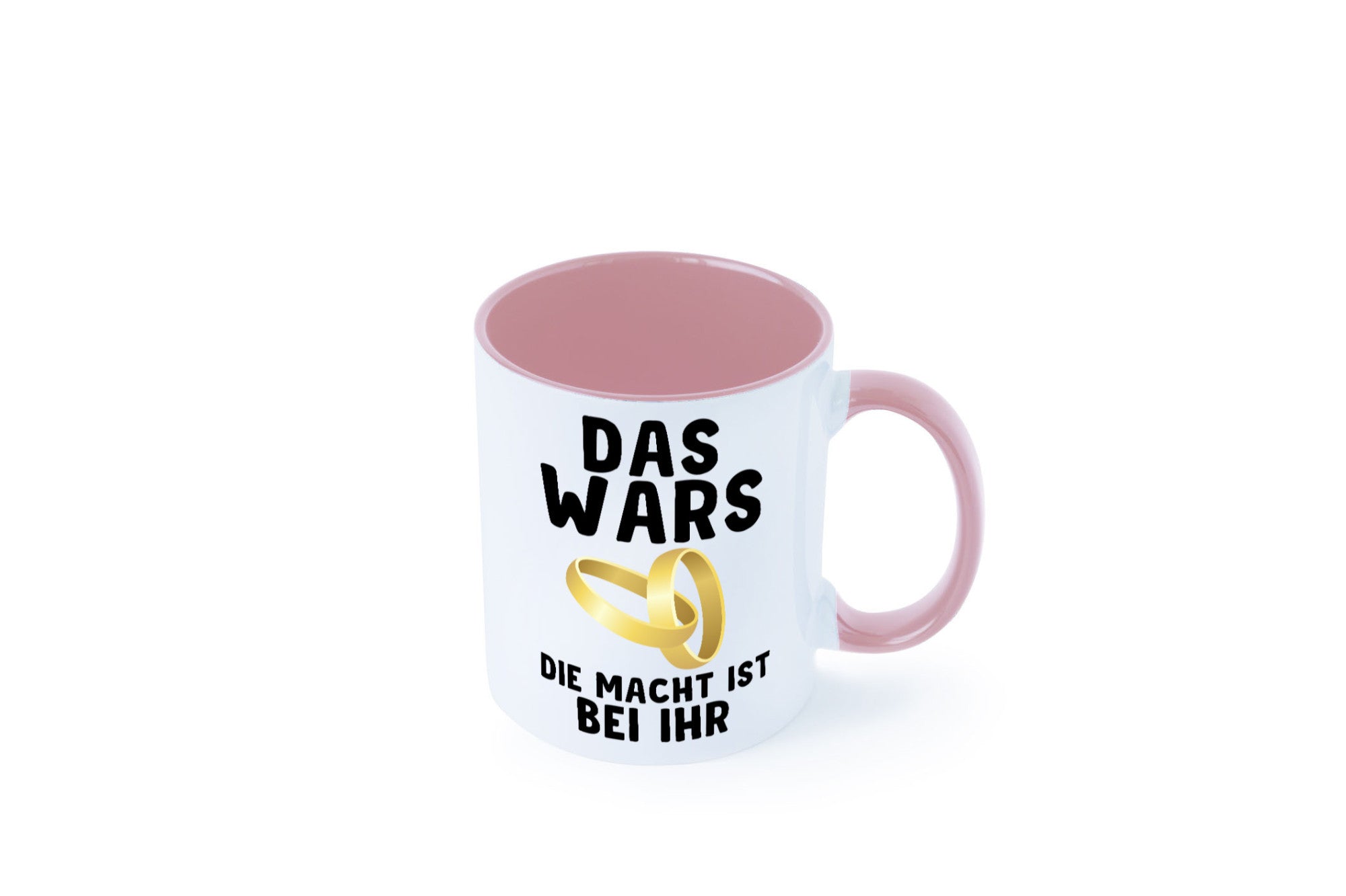 Die macht ist bei ihr | Hochzeit Tasse Ehemann Ehe Geschenk Humor Geschenkidee