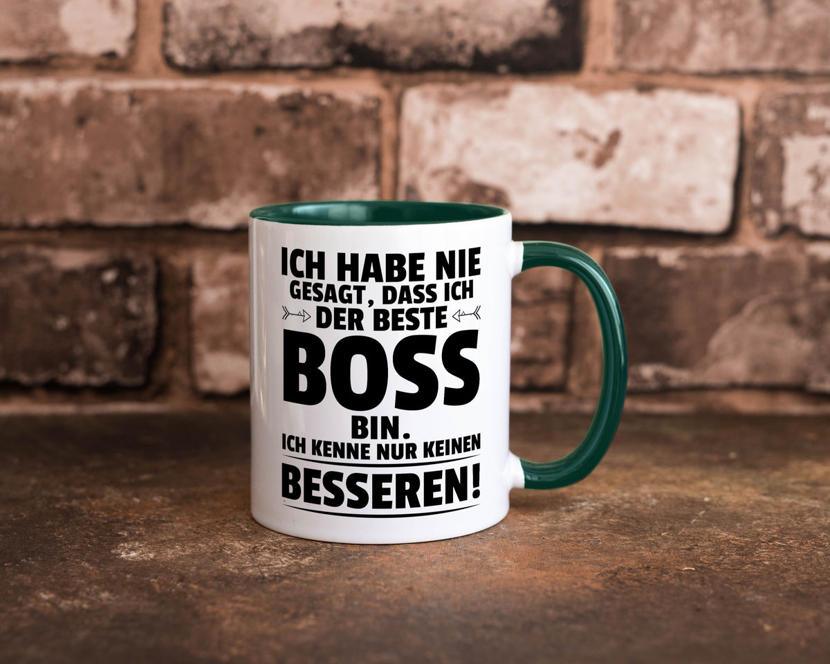Der Beste Boss | Führungskraft Vorgesetzter lustiger Spruch Geschenk Humor Tasse