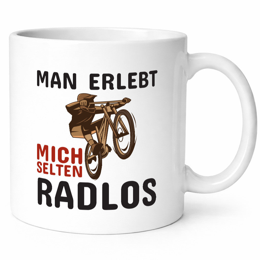 Selten Radlos | Spruchtasse Fahrrad Männer Humor lustiger Spruch Geschenk