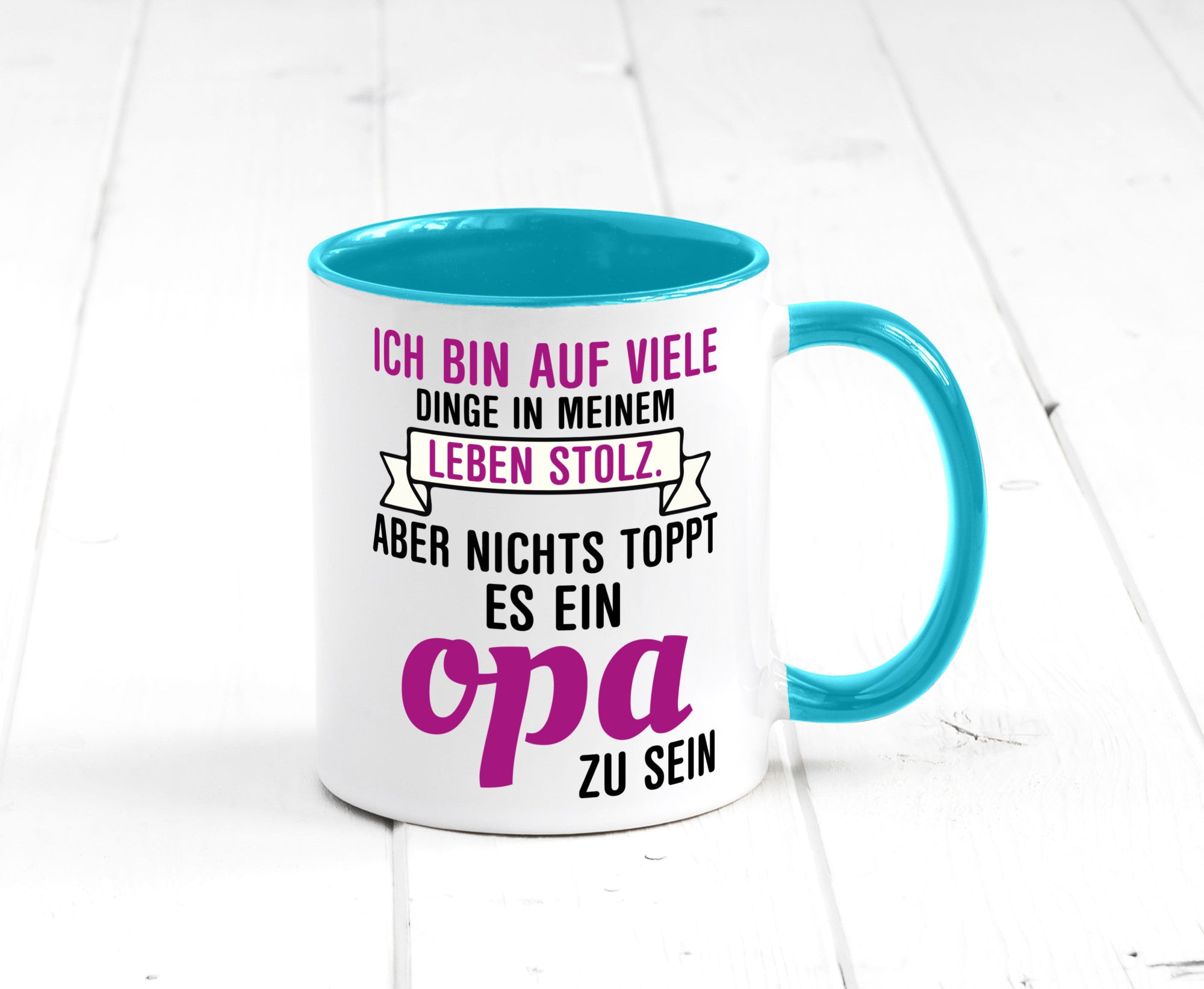 Opa Tasse | Stolzer Großvater Vatertag Enkelkinder Geschenk Familie
