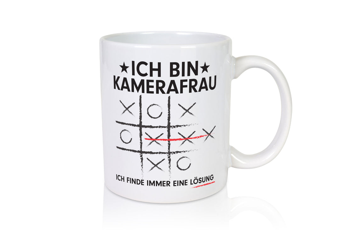 Löse Probleme: Kamerafrau | Kamera lustig Humor Geschenkidee Geschenk Tasse