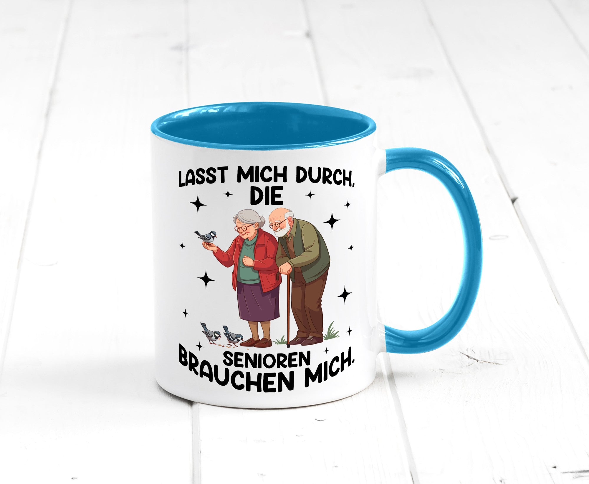 Senioren brauchen mich | Altenpflege Pflegekraft lustiger Spruch Geschenk Humor