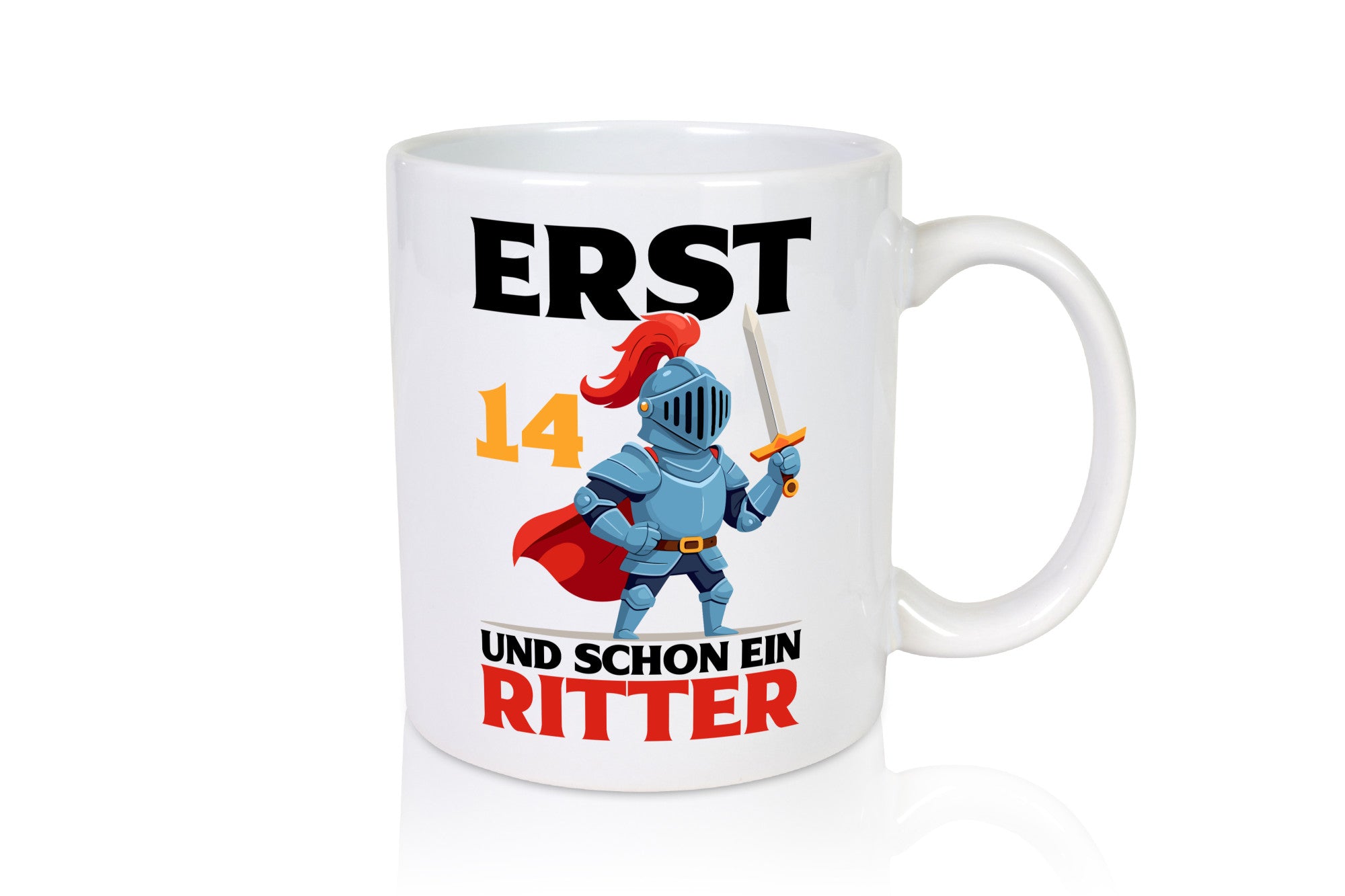 14. Geburtstag | 14 Jahre und schon ein Ritter Humor Geschenkidee Tasse