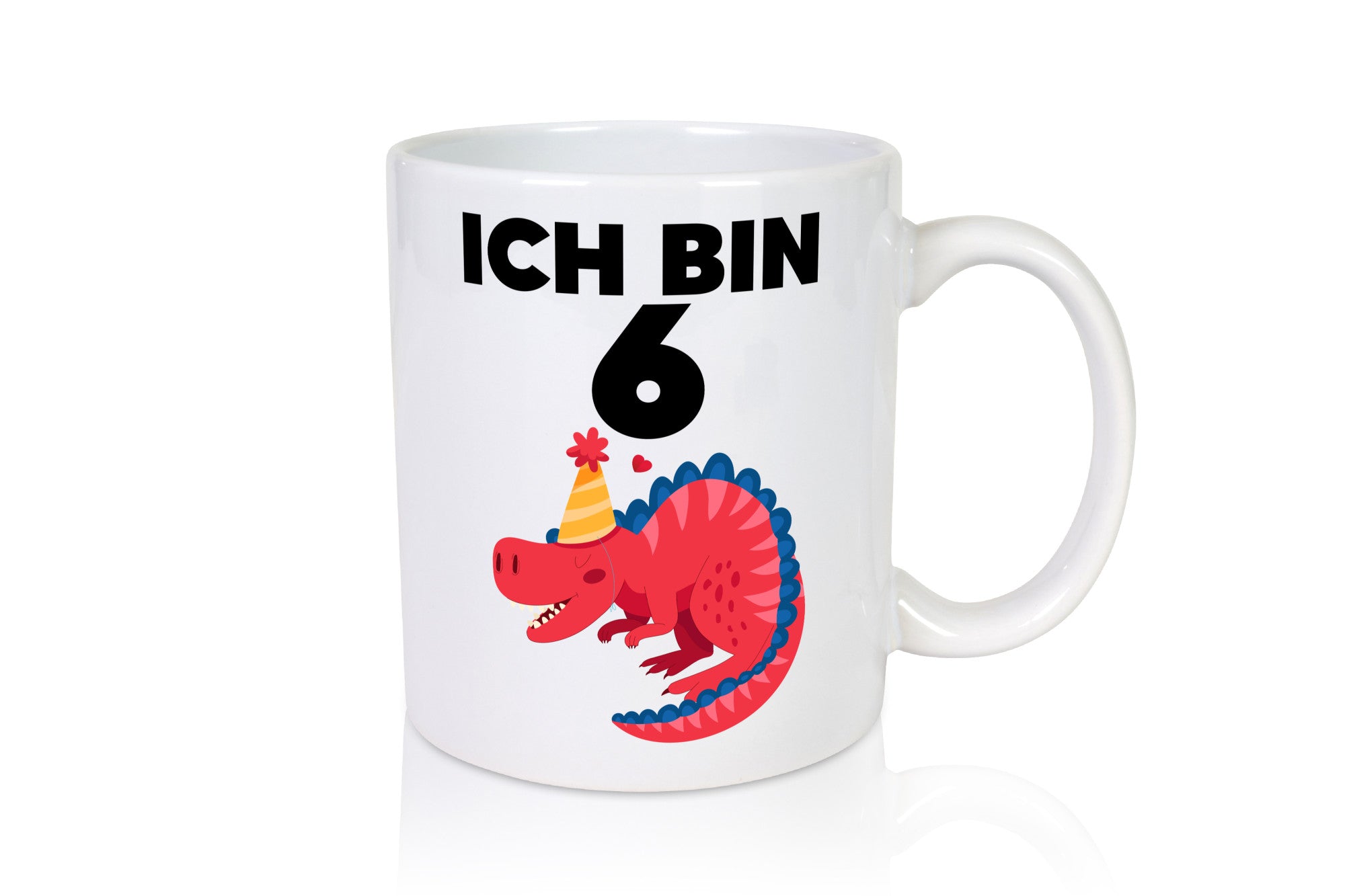 6. Geburtstag | Dino Dinosaurier 6 Jahre lustiger Spruch Geschenk Geschenkidee