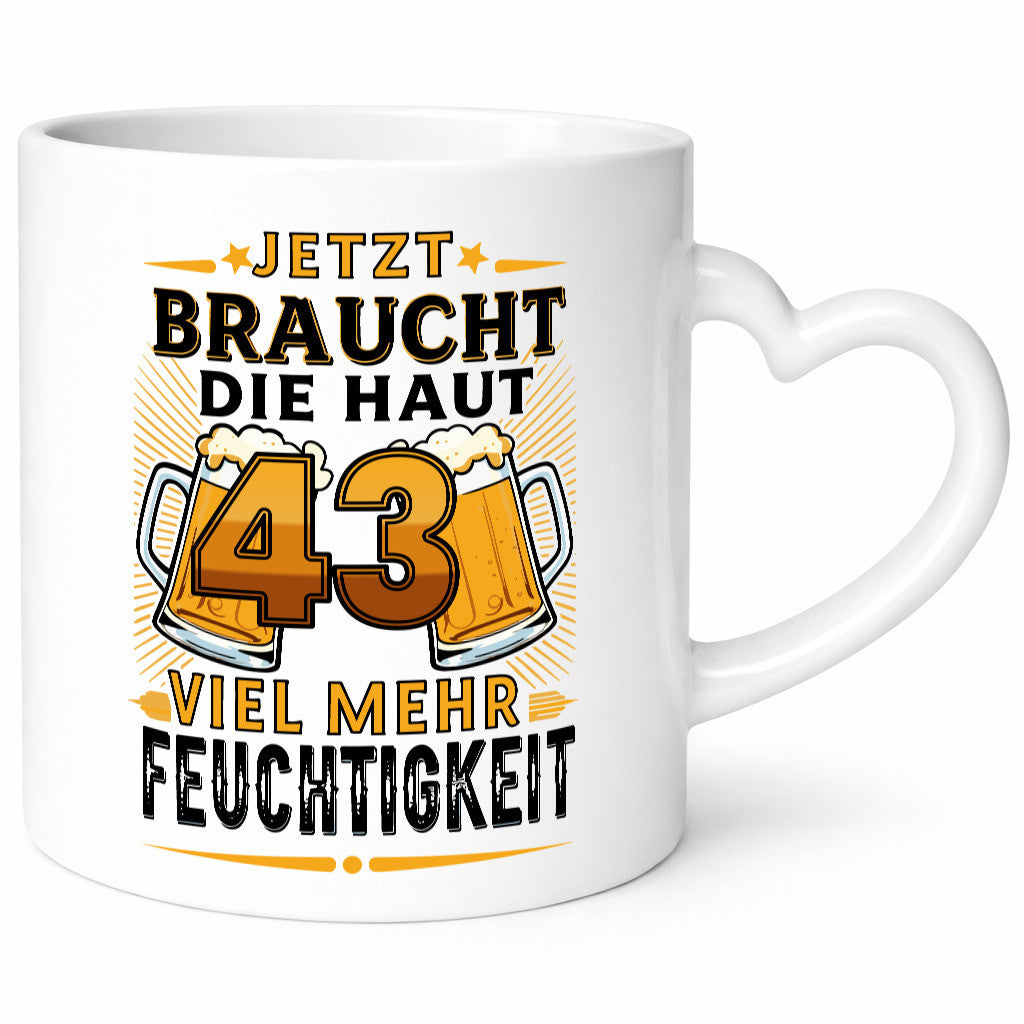 43 braucht die haut mehr Feuchtigkeit | 43. Geburtstag Geschenk Geschenkidee