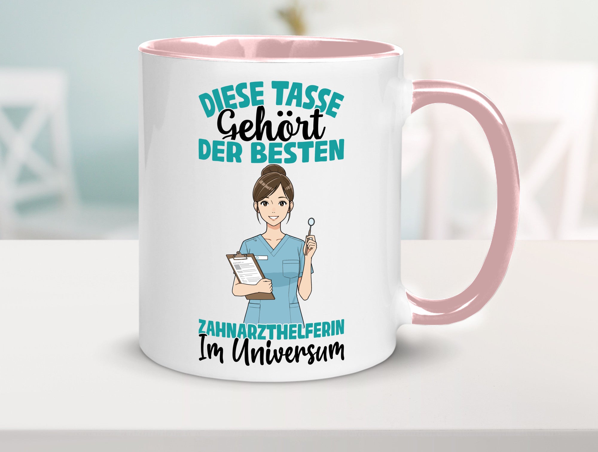 Im Universum: Zahnarzthelferin | Zahnmedizin Humor Geschenkidee Tasse
