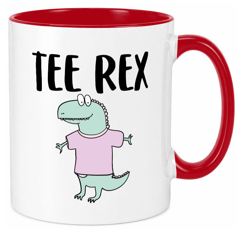 Tee Rex | Becher Dinosaurierer Teetrinker Geschenk Humor Geschenkidee lustiger Tasse