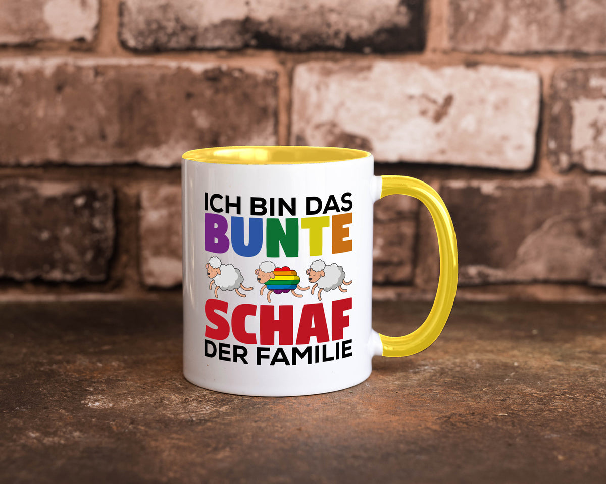 LGBTQ+ Tasse | Buntes Schaf Regenbogen Humor Geschenkidee
