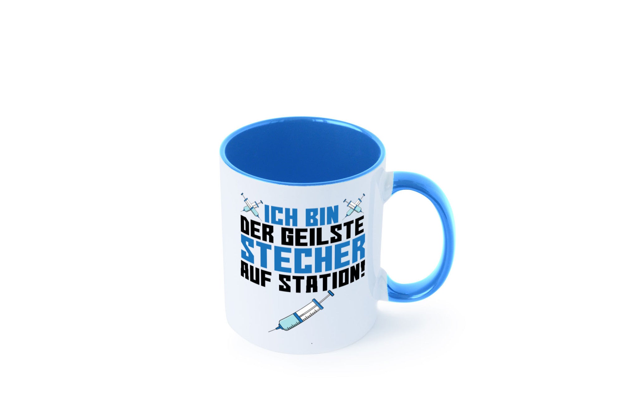 Ich bin der geilste Stecher | Pfleger Arzt Spritze lustig Humor Geschenkidee