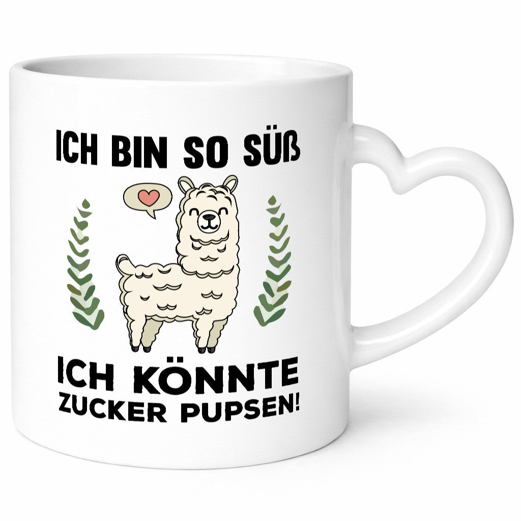 Ich bin so süß | niedlich Lama Zucker pupsen Humor Geschenkidee Tasse