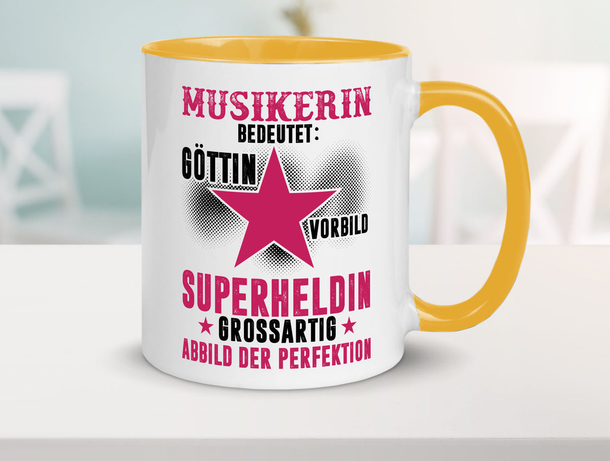 Bedeutung von Musikerin | Musik Musikantin Geschenk Humor Geschenkidee lustiger Tasse
