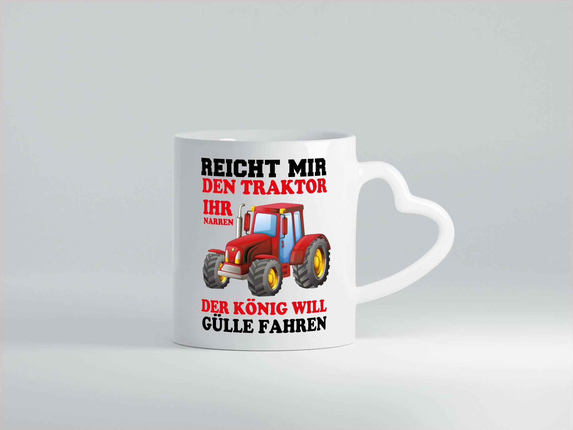 Gebt mir den Traktor Geschenk Humor Geschenkidee lustiger Spruch Tasse