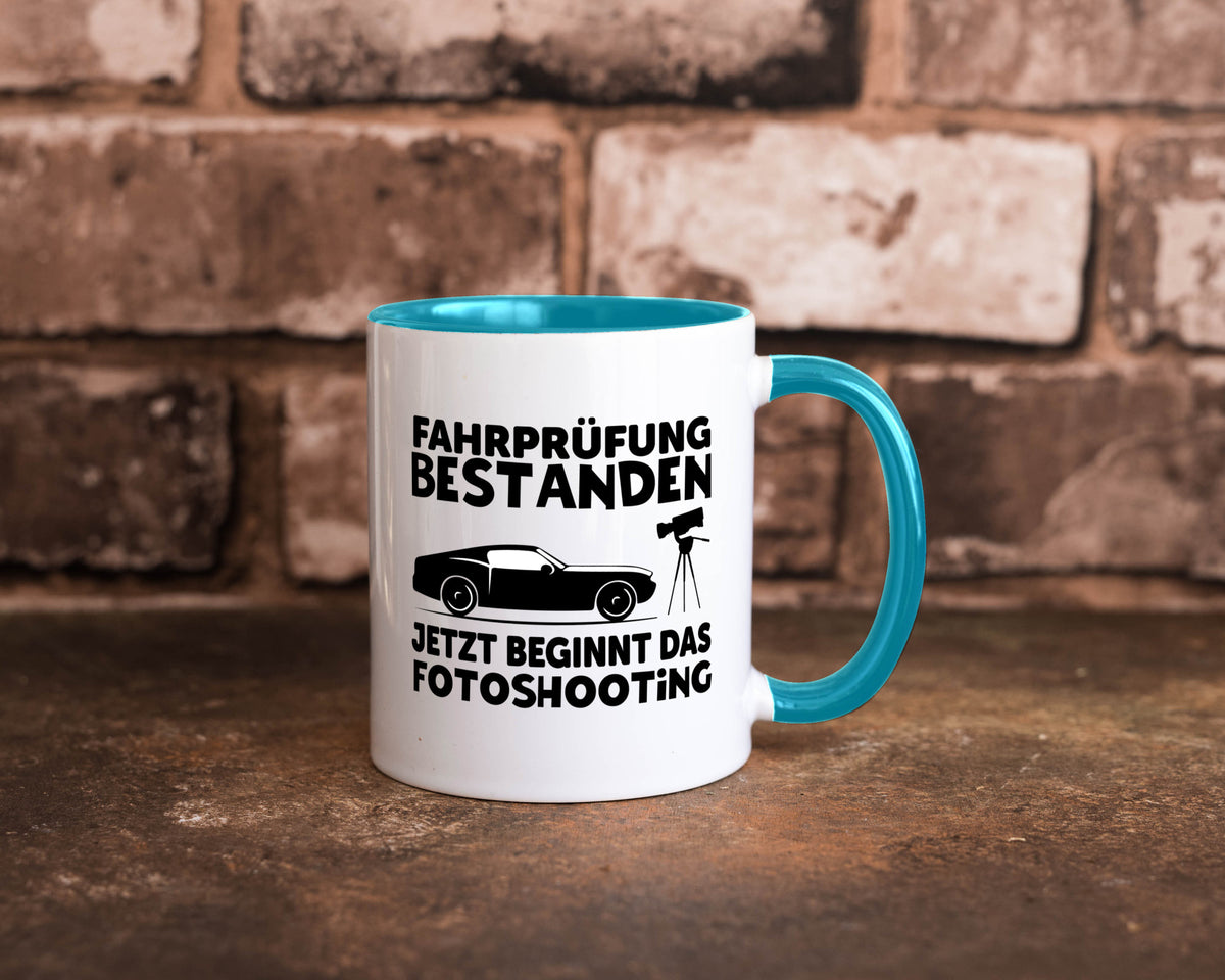 Fahrprüfung bestanden | Autofahren Führerschein Geschenk Humor Geschenkidee Tasse
