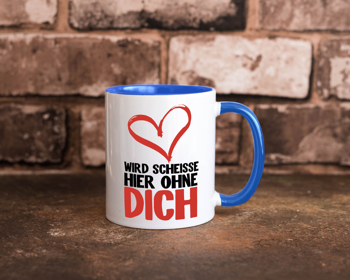 Wird Scheisse Geschenk Humor Geschenkidee lustiger Spruch Tasse
