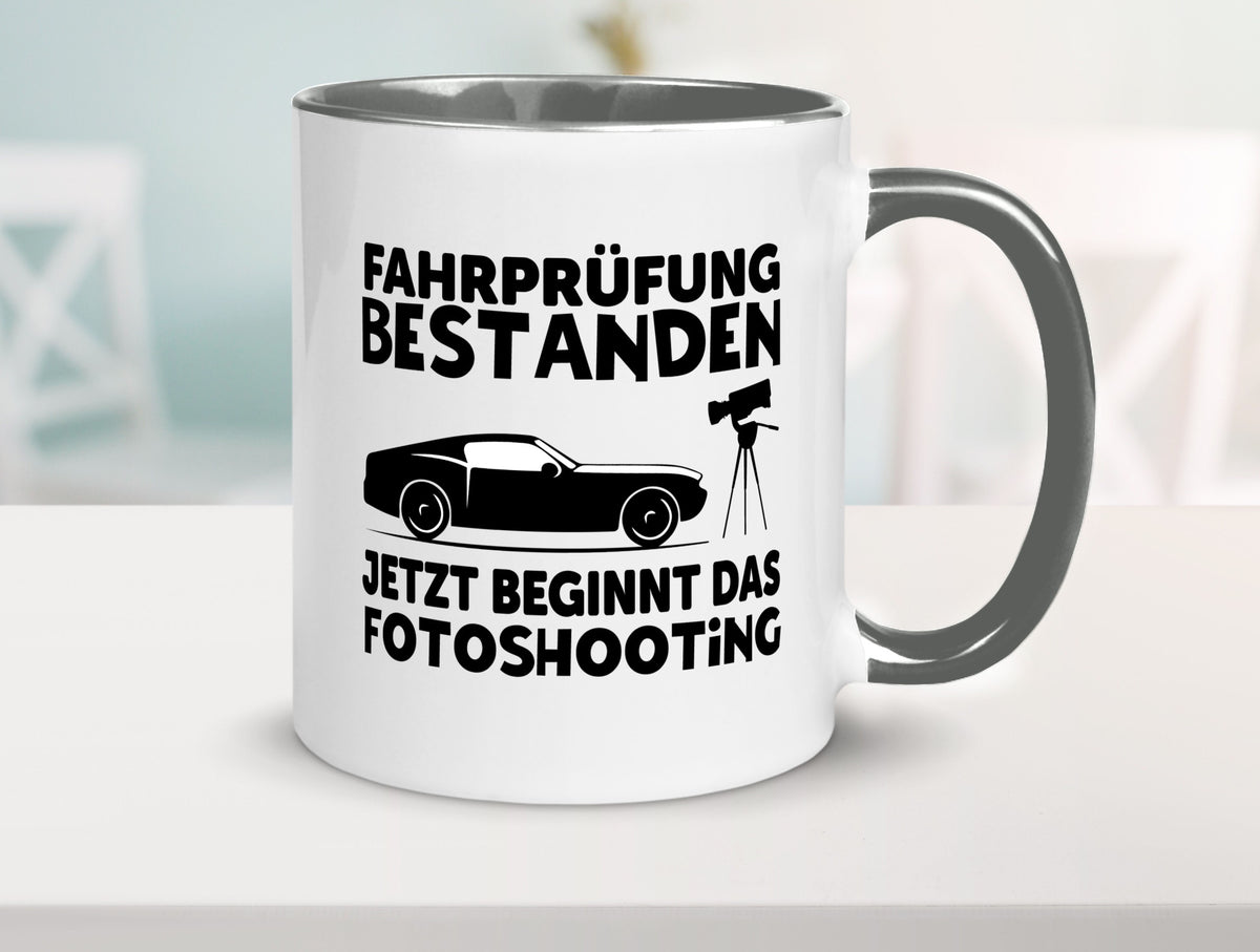 Fahrprüfung bestanden | Autofahren Führerschein Geschenk Humor Geschenkidee Tasse