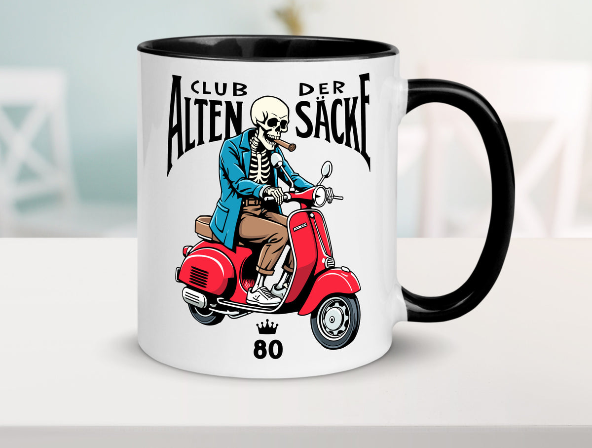80. Geburtstag | 80 Jahre Club der alten Säcke v2 Humor Geschenkidee Tasse