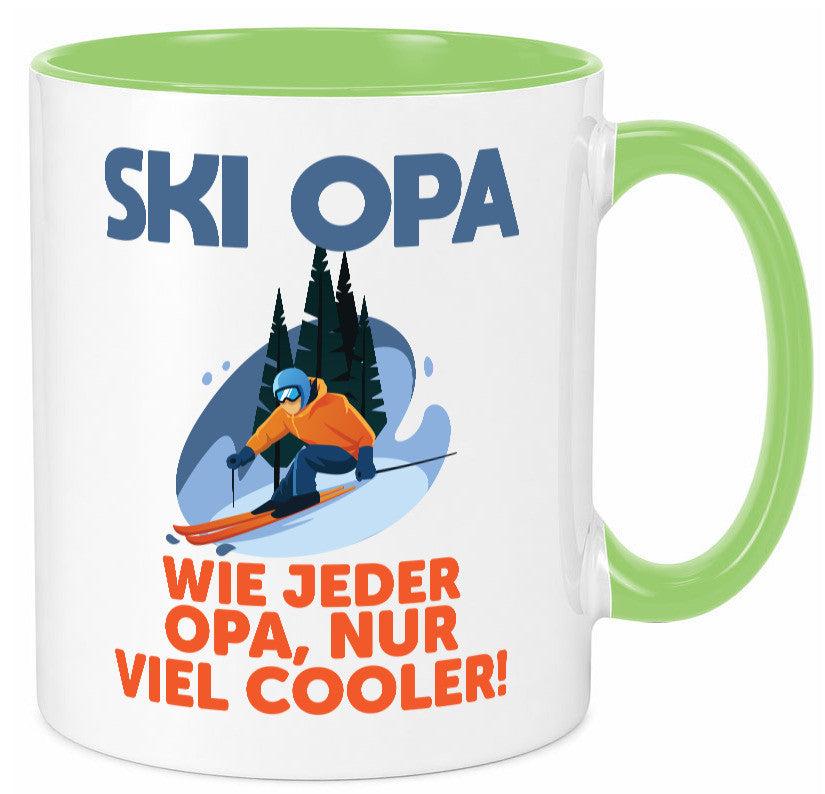Ski Opa, normal, nur cooler | Skifahrer Bäume Schnee Geschenkidee Familie Humor