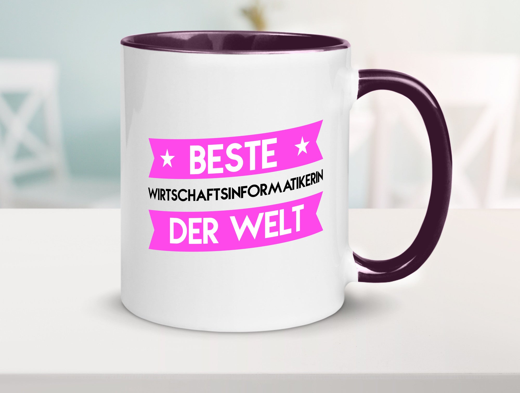 Beste Wirtschaftsinformatikerin | Wirtschaft Informatik Humor Geschenkidee Tasse