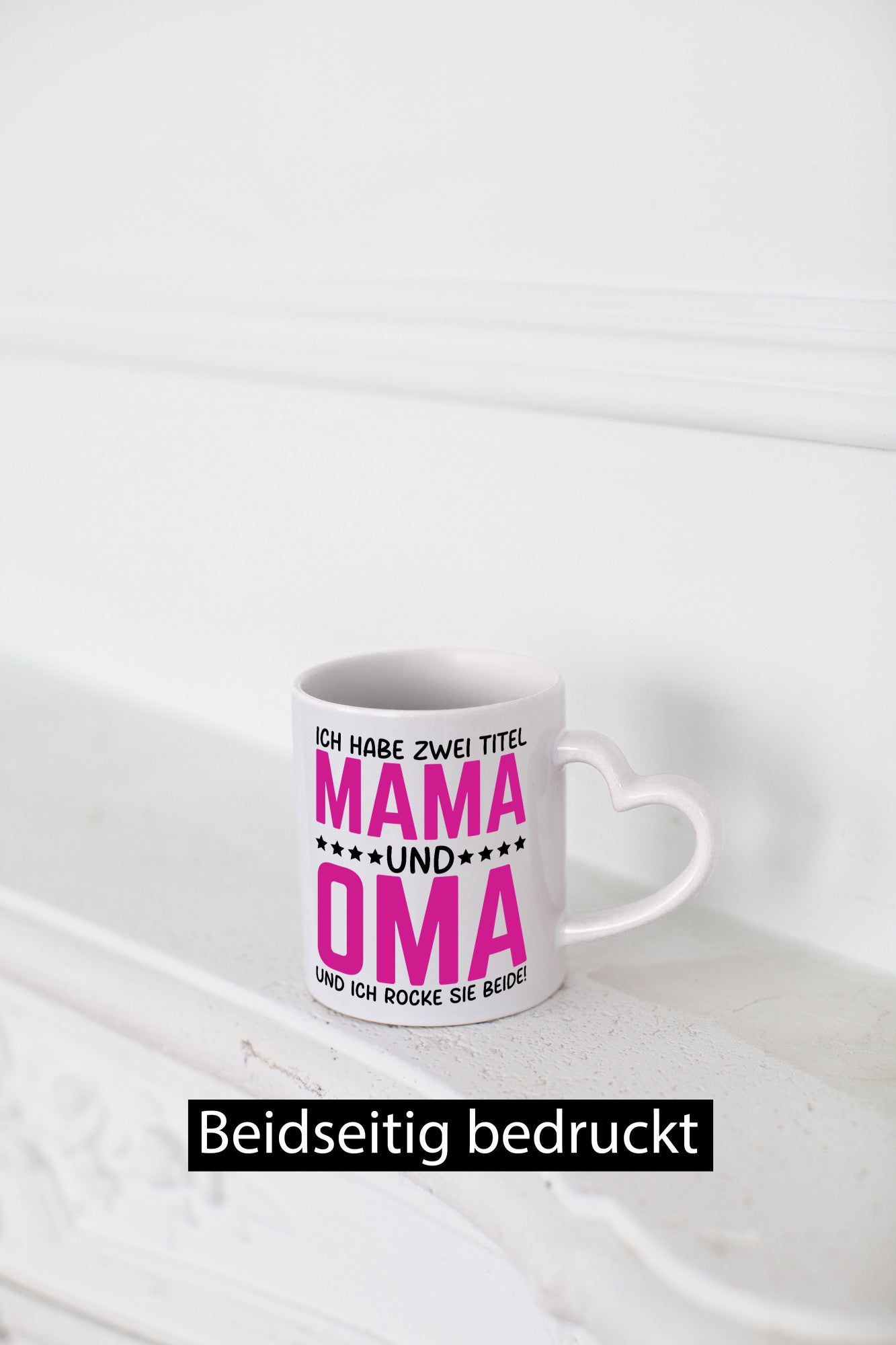 Zwei Titel Oma und Mama | Rock Sie beide Großmutter Geschenk Familie