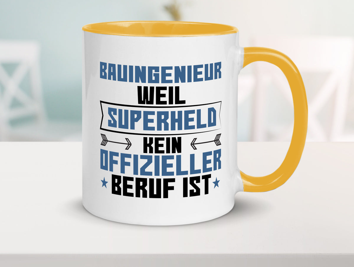 Superheld Bauingenieur | Ingenieur Humor Geschenkidee Tasse