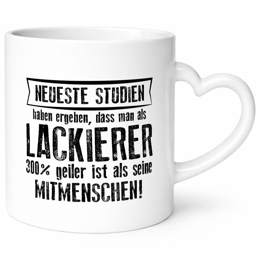 Neuste Studien: Lackierer | Definition lackieren Geschenkidee Humor Tasse