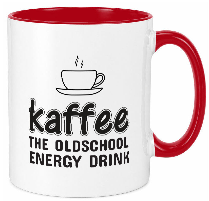 Oldschool Kaffee | Kaffeetrinker Tasse Statement lustiger Spruch Geschenk Humor