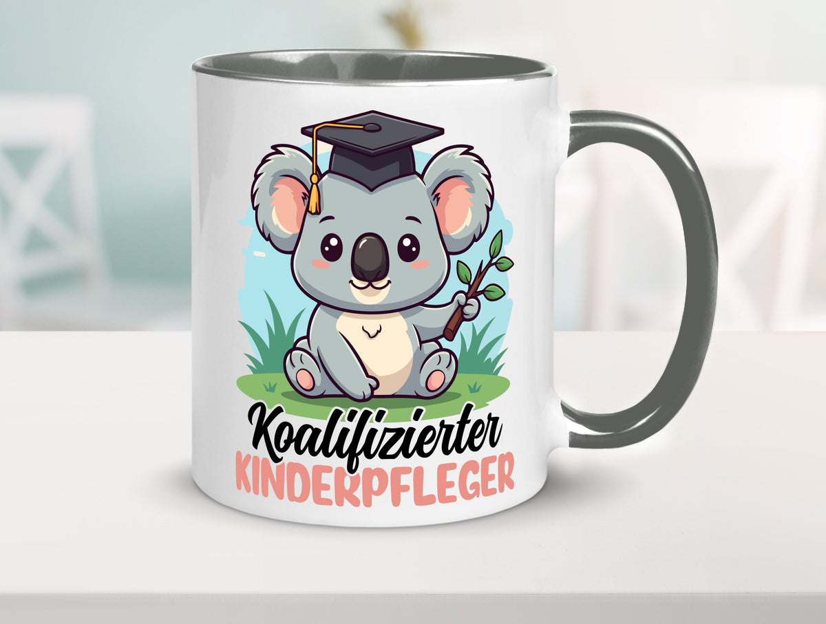 Koalifizierter Kinderpfleger | Pfleger Kinder Geschenkidee Humor Tasse