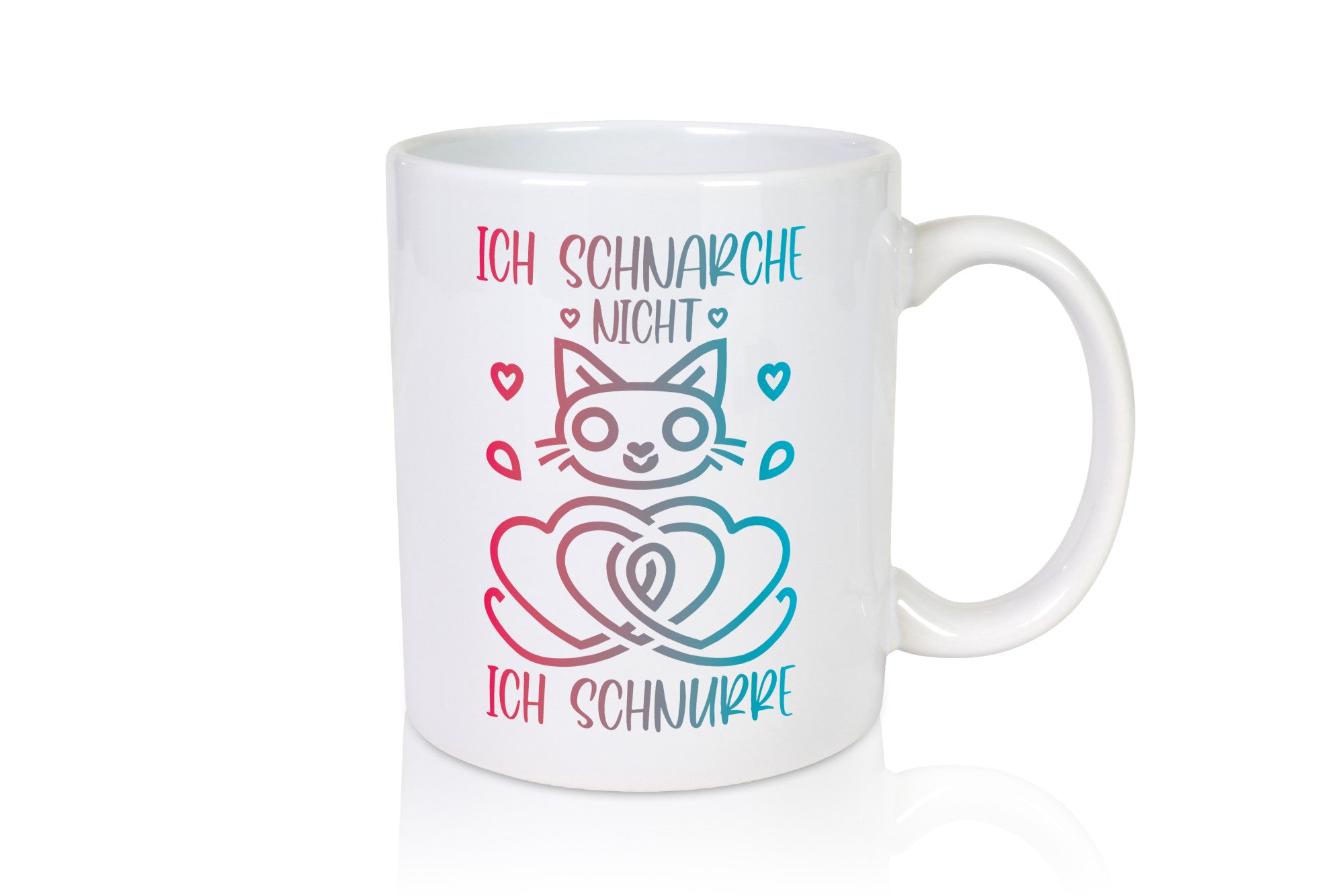 Ich schnarche nicht, schnurre | Katze lustiger Spruch Geschenk Tierliebhaber