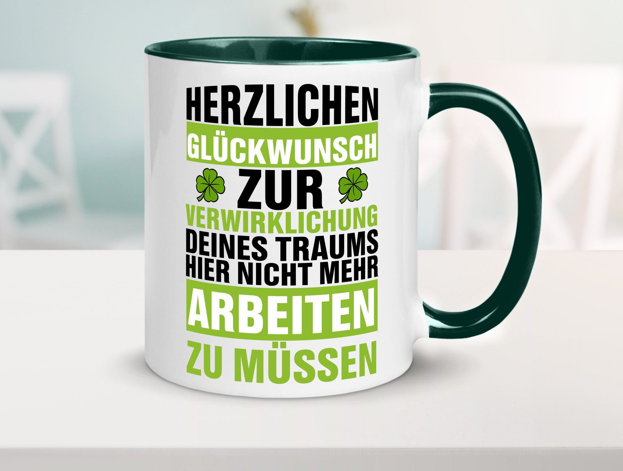 Verwirklichung deiner Träume | Stellenwechel Kollege Humor Arbeit Kollegen Büro